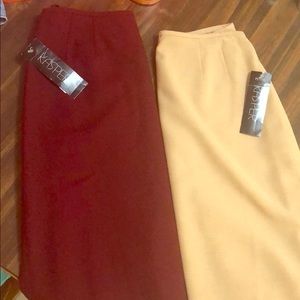 2 NWT dress skirts Kasper Brand